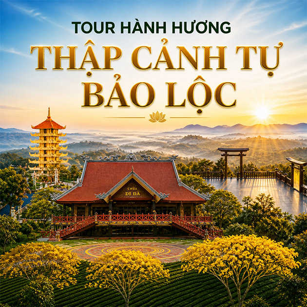 Tour Hành Hương Thập Cảnh Tự Bảo Lộc 1N1Đ - HH004