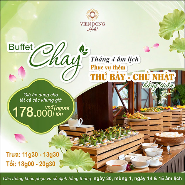 Viễn Đông - Buffet Trưa/ Tối Tinh Hoa Những Món Chay
