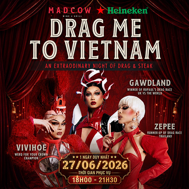 Pullman Saigon - Bữa Tối Chuẩn Michelin Star & Drag Queen Show