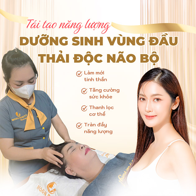 Moon Beauty - Thải Độc Não Bộ, Dưỡng Sinh Vùng Đầu