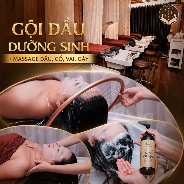 Ruka Spa - Gội Đầu Dưỡng Sinh + Massage Đầu, Cổ, Vai, Gáy
