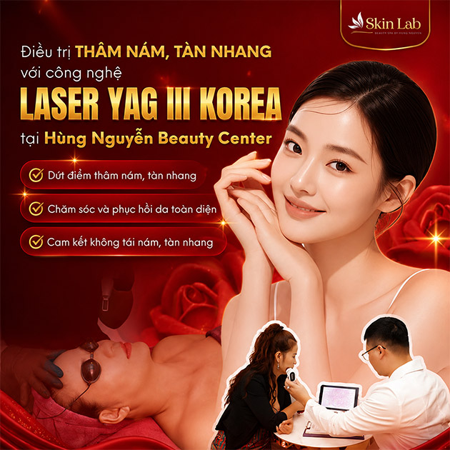 Skin Lab By Hung Nguyen - Điều Trị Nám Công Nghệ Laser YAG 3 Korea