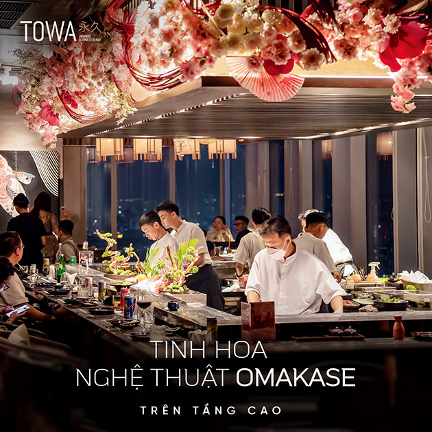 Towa Japanese Cuisine Tầng 28 Sedona Suites - Omakase Cao Cấp Cho 1 Người
