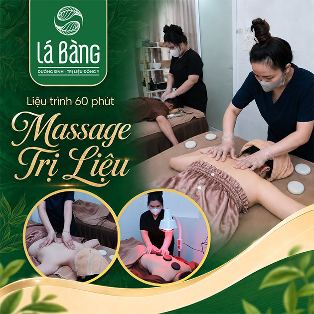 Dưỡng Sinh - Đông Y Lá Bàng - Massage Trị Liệu Vai Gáy, Lưng