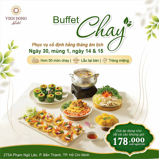 Viễn Đông - Buffet Trưa/ Tối Tinh Hoa Những Món Chay