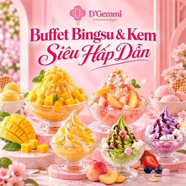 DGemmi - Buffet Kem & Bingsu