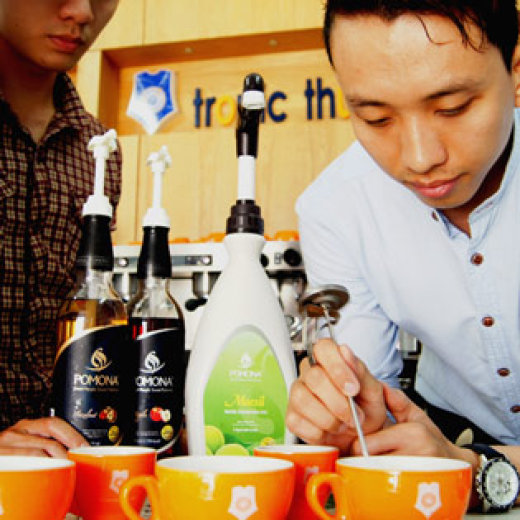 Học pha chế cafe