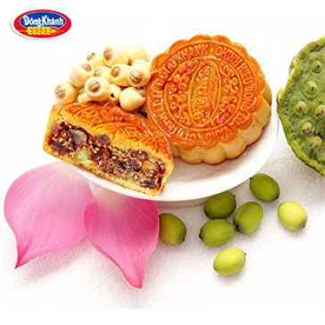 Combo 4 Bánh Trung Thu Đồng Khánh Chính Hiệu Bông Lúa Vàng