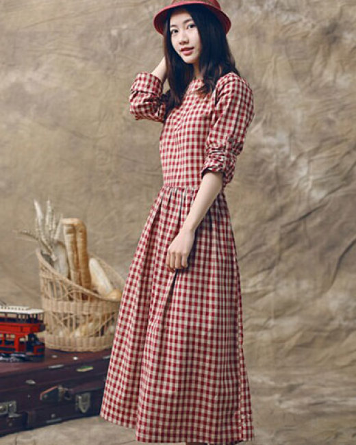 Váy ca rô như Seohyun diện giúp style xinh trẻ biết bao, chị em không cần  phối đồ cao tay mặc lên vẫn đẹp