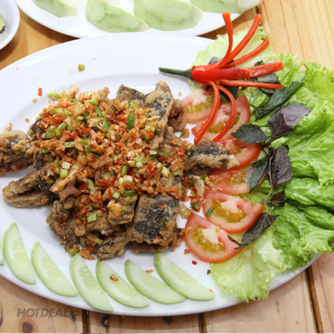 Combo Baba Rang Muối/ Hấp Lá Sen + 1 Dĩa Trái Cây Tại Phú Thọ Quán