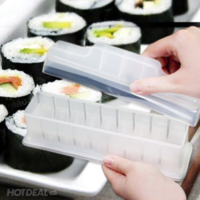 Cách làm kimbap bằng khuôn nhựa đơn giản và nhanh chóng