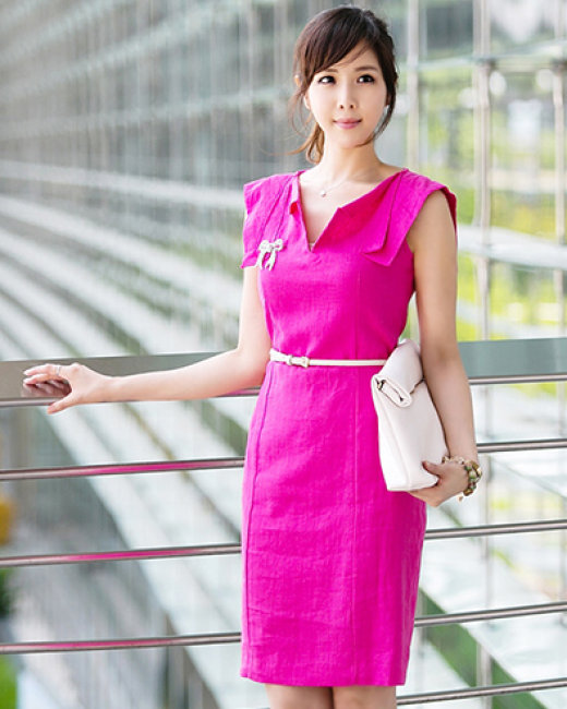 Mua Đầm váy suông hồng ruốc (kèm hình thật) - Hồng ruốc tại Xưởng đồ bộ |  Tiki