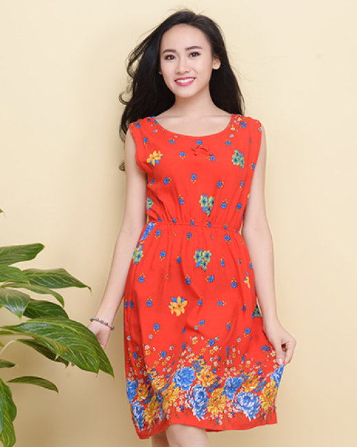BN] váy suông đẹp dài hàn quốc mùa hè mặc ở nhà cổ tim đan dây lưng BN  55201 [ảnh thật trải nền] | Shopee Việt Nam