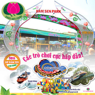Ưu Đãi Hè Vé Trọn Gói Hơn 36 Trò Chơi + Thủy Cung Tại CV Đầm Sen