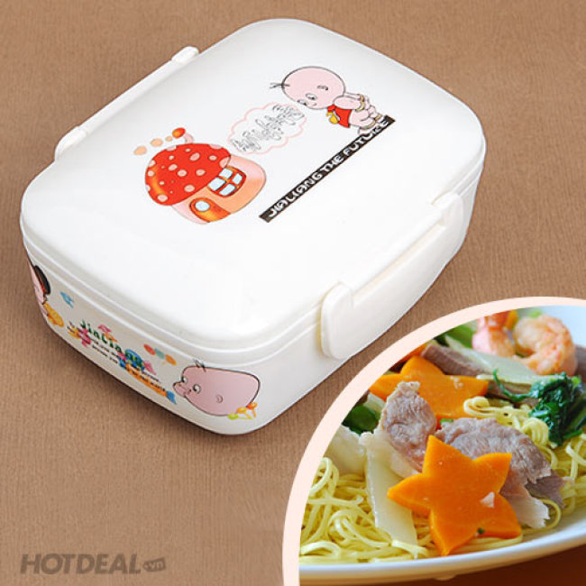 Tiện lợi khi sử dụng khay đựng cơm văn phòng