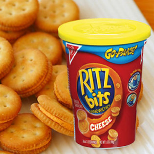 Combo 2 Hộp Bánh Ritz Bits Go Paks Chính Hãng Của Mỹ 99gr/hộp