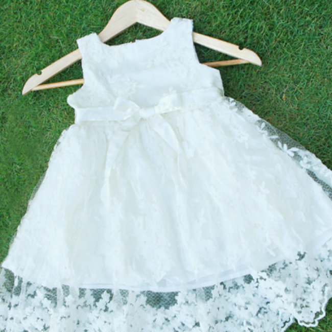 Váy thô vàng cổ bèo viền trắng siu xinh cho bé gái 5-9 tuổi-v505 rẻ đẹp cho  bé
