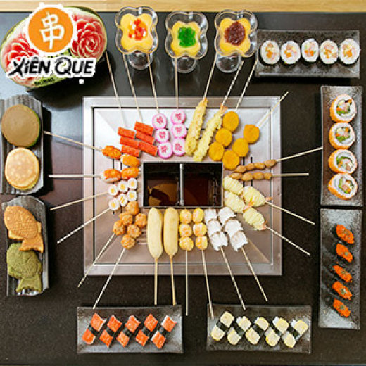 Buffet Ăn Thả Ga Trên 100 Loại Xiên Que, Sushi Tại Hệ Thống Nhà Hàng ...
