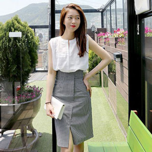 Chân váy kẻ caro ngắn mini chữ A kẻ sọc caro đẹp Hàn Quốc chơi dạo phố  SK103