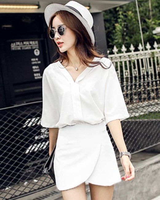 Chân váy peplum đắp chéo thời trang GUMAC VC04035 | Shopee Việt Nam