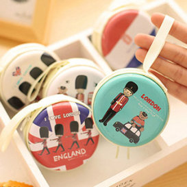 Combo 2 Túi Mini Đựng Phụ Kiện Đa Năng Họa Tiết Minion, I Love London