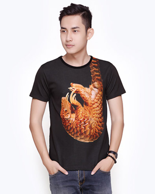 Áo Thun Nam Nữ 3D Hình Con Tê Tê