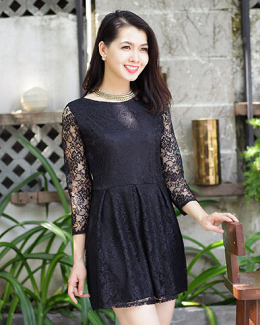 Váy đầm nữ cộc tay cổ bẻ sơ mi logo thắt nơ lưng màu đen freesize dáng a ngắn  xòe học sinh ulzzang hàn quốc | Shopee Việt Nam